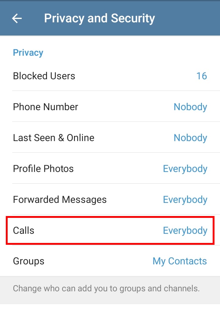 Cara Menonaktifkan Panggilan Suara dan Video Call di Telegram