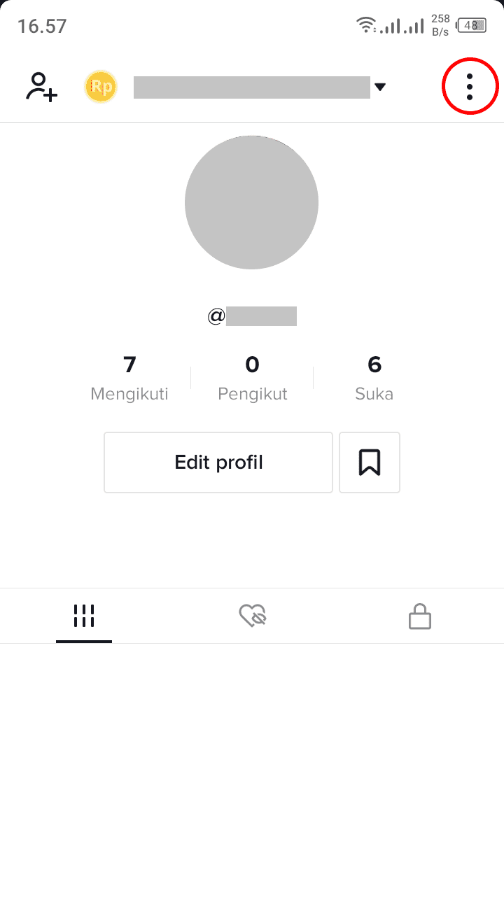 Cara Menyembunyikan Following List Atau Mengikuti Di Aplikasi Tiktok