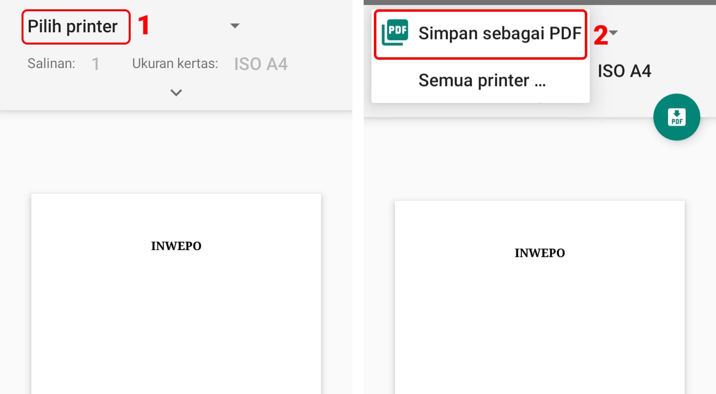 Cara Menyimpan File HTML Menjadi PDF Di HP Tanpa Aplikasi