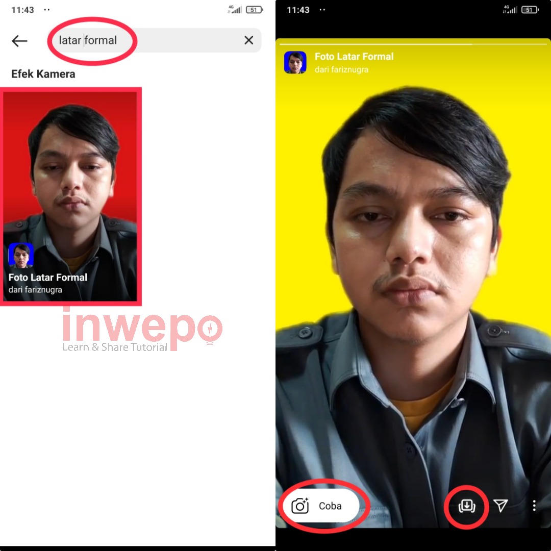Cara Membuat Pas Foto Formal di Instagram
