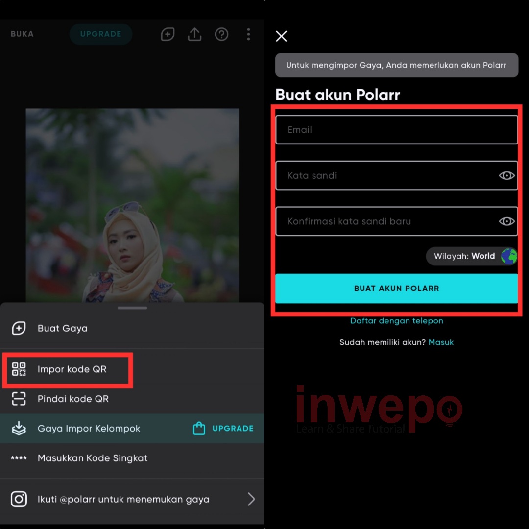 Cara Edit Photo Menggunakan Kode QR
