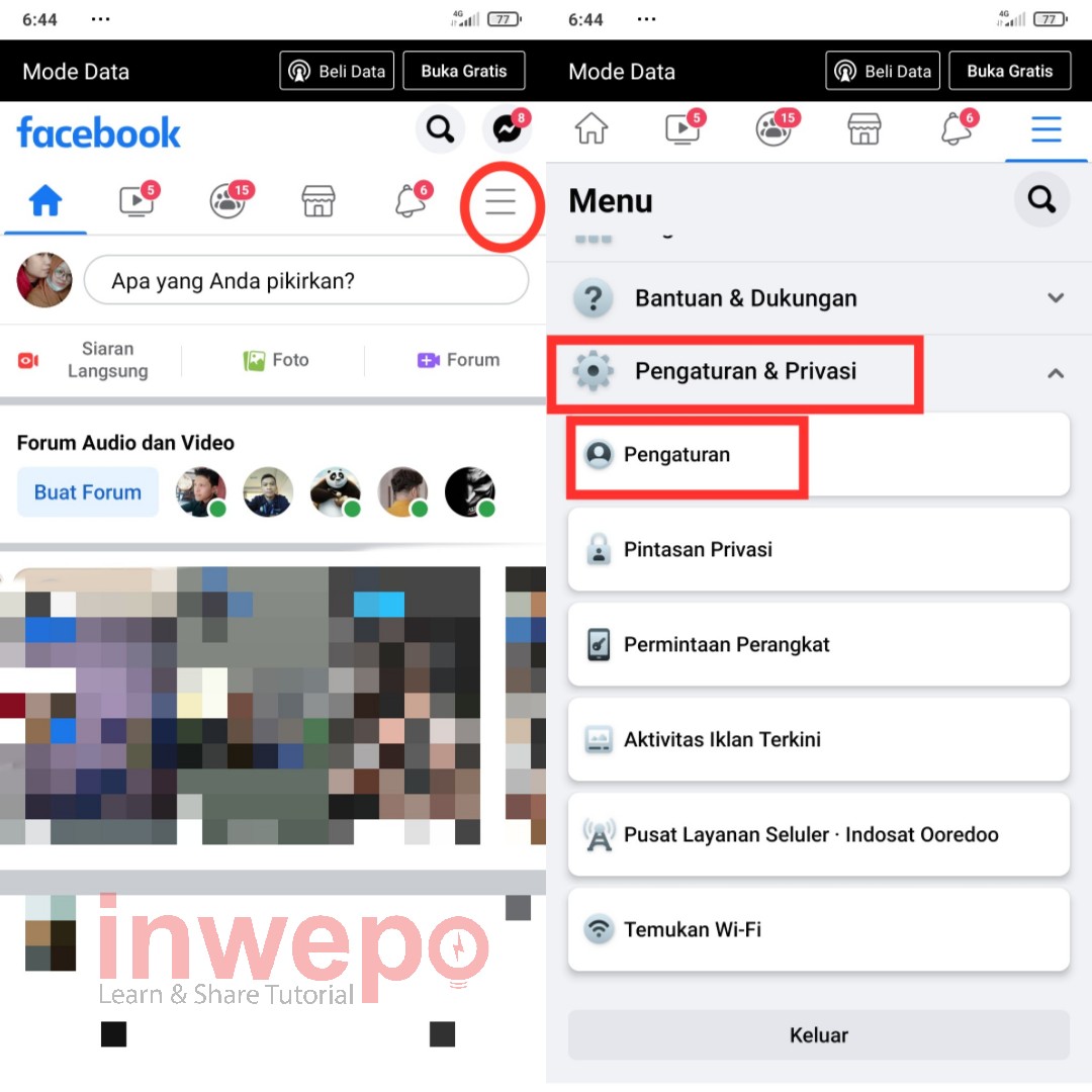 Cara Sembunyikan Like Facebook dari Android