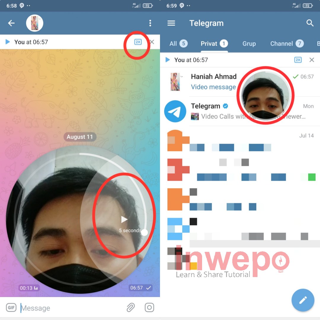 Cara Menggunakan Fitur Video Message Telegram