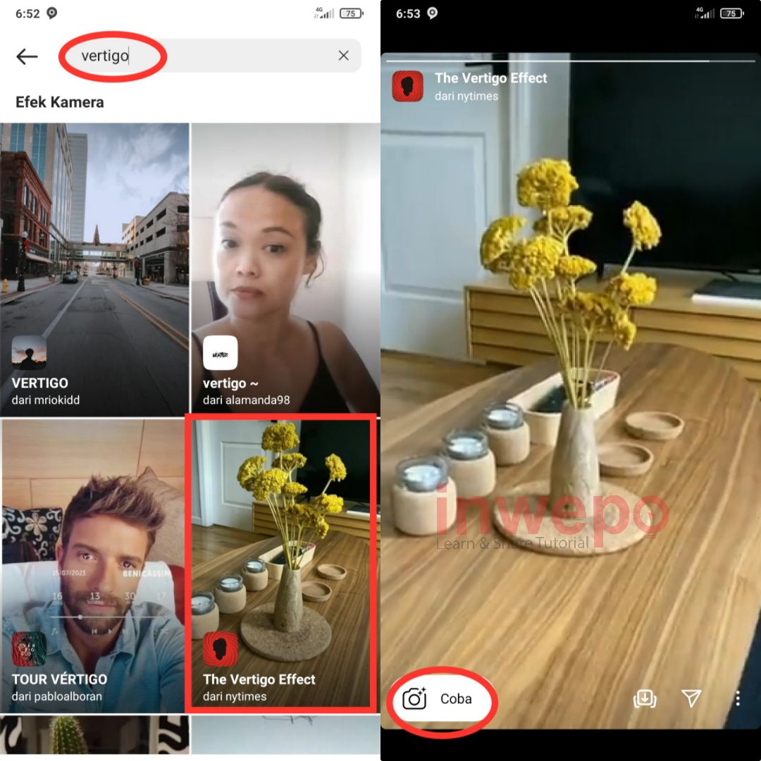 Cara Membuat Efek Vertigo ( Dolly Zoom ) dengan Instagram