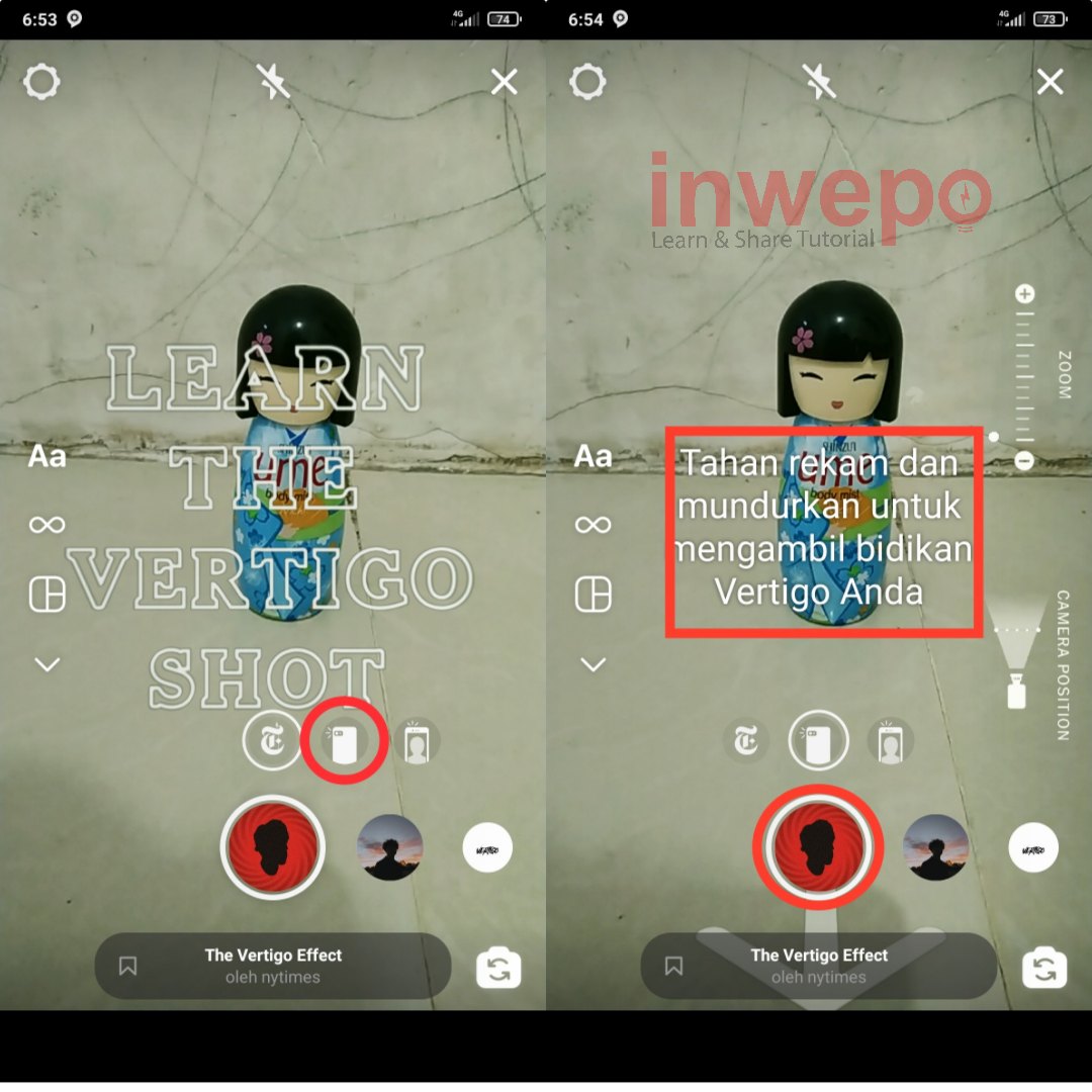 Cara Membuat Efek Vertigo ( Dolly Zoom ) dengan Instagram
