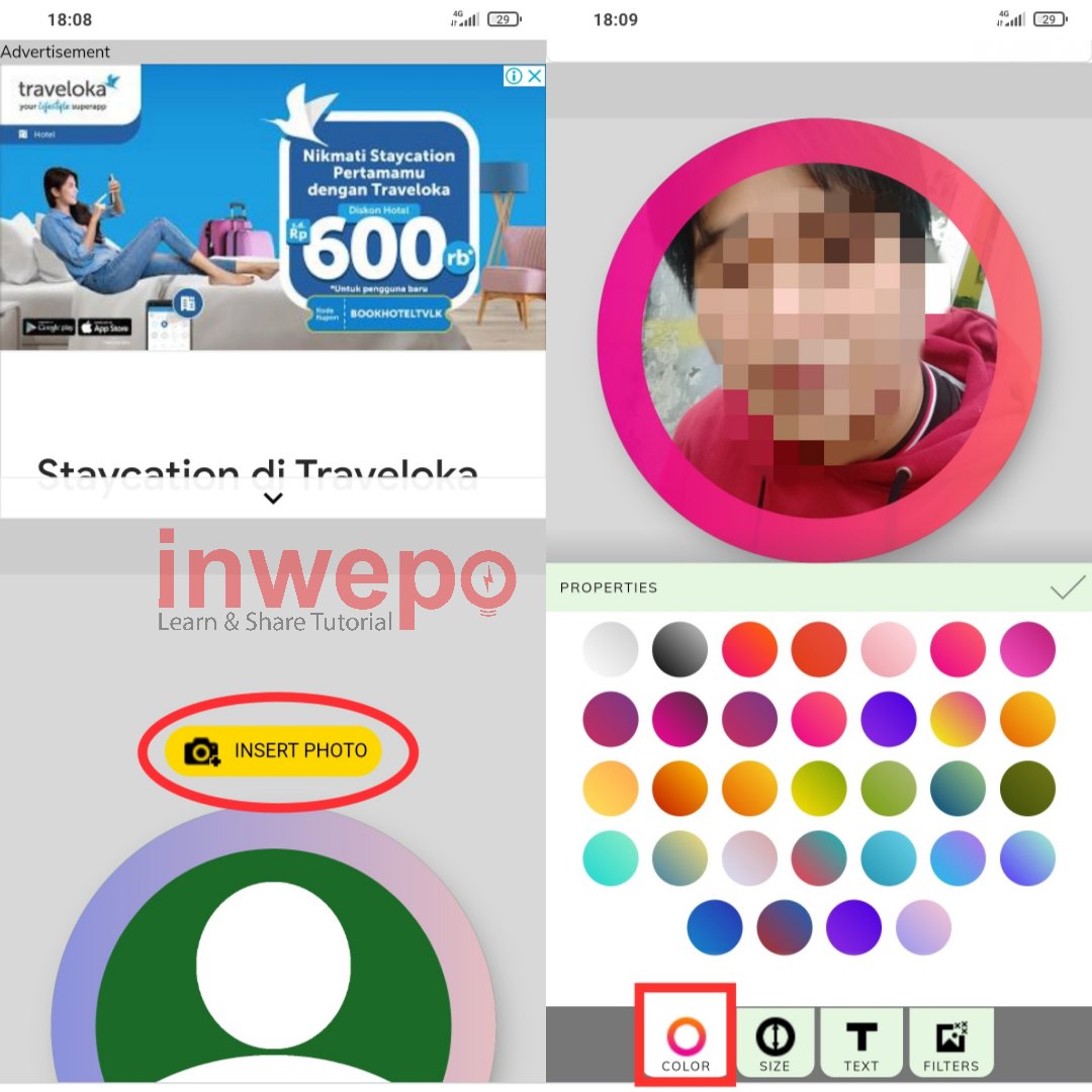 Cara Membuat Round Photo Profil Keren Untuk Media Sosial