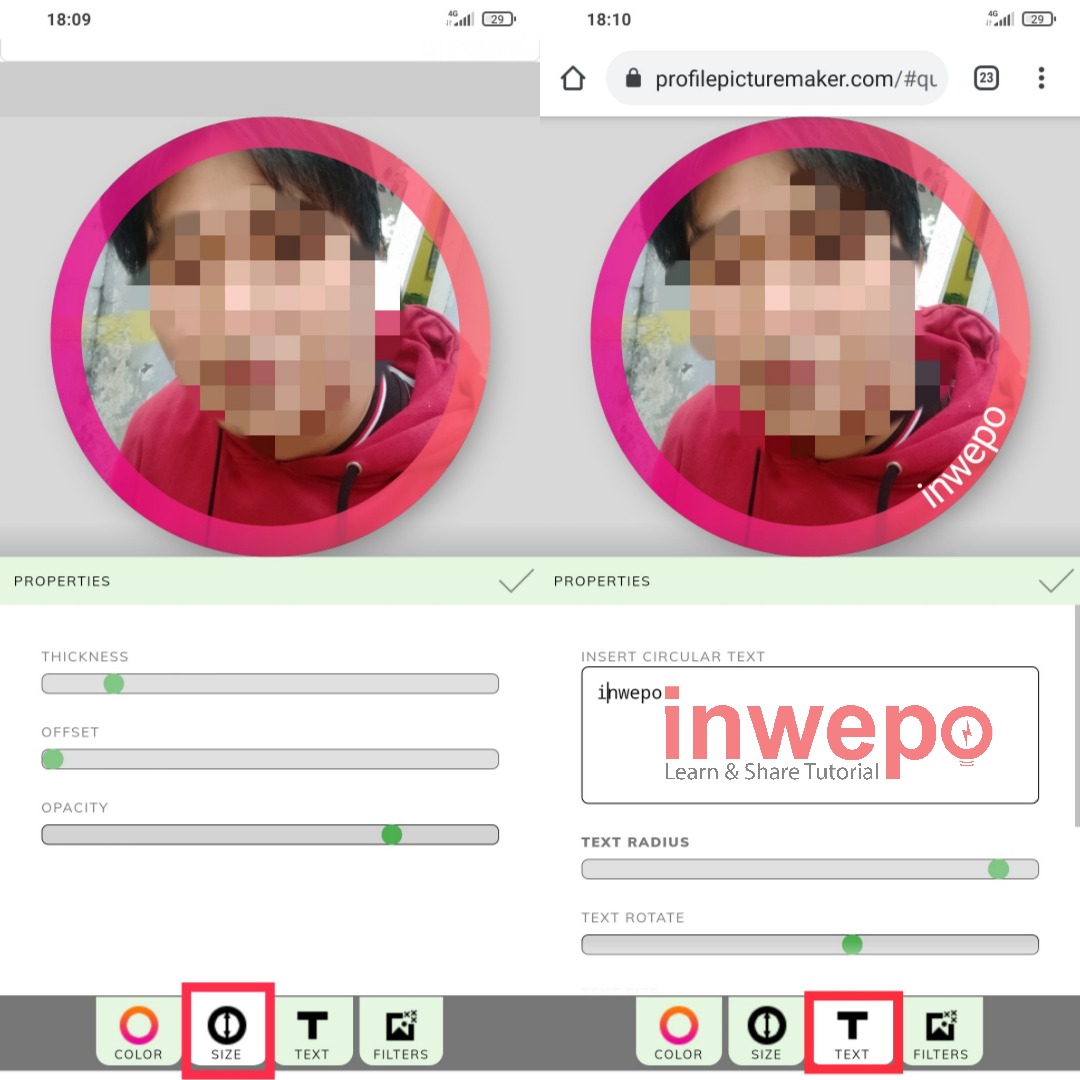 Cara Membuat Round Photo Profil Keren Untuk Media Sosial