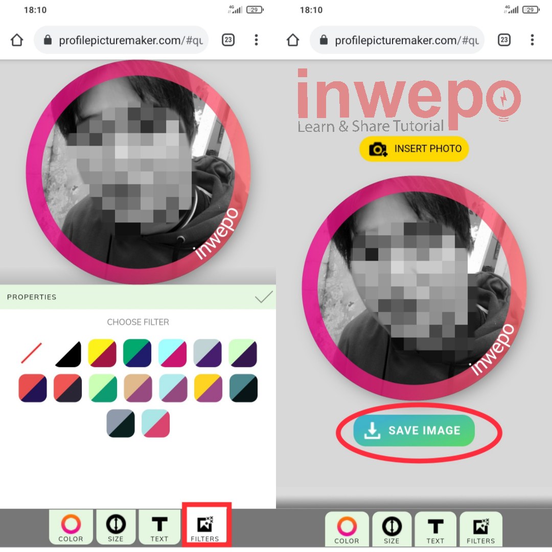 Cara Membuat Round Photo Profil Keren Untuk Media Sosial