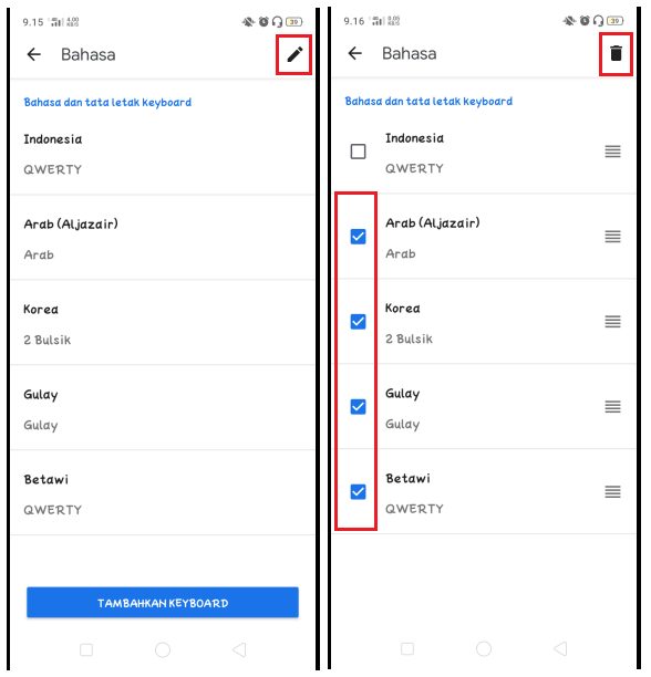 Cara Menghapus Bahasa di Aplikasi GBoard