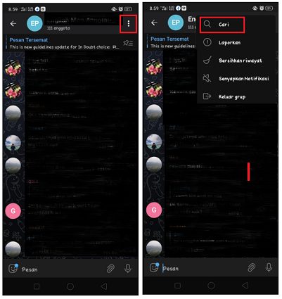Cara Mencari Chat Telegram Bedasarkan Tanggal dan Username
