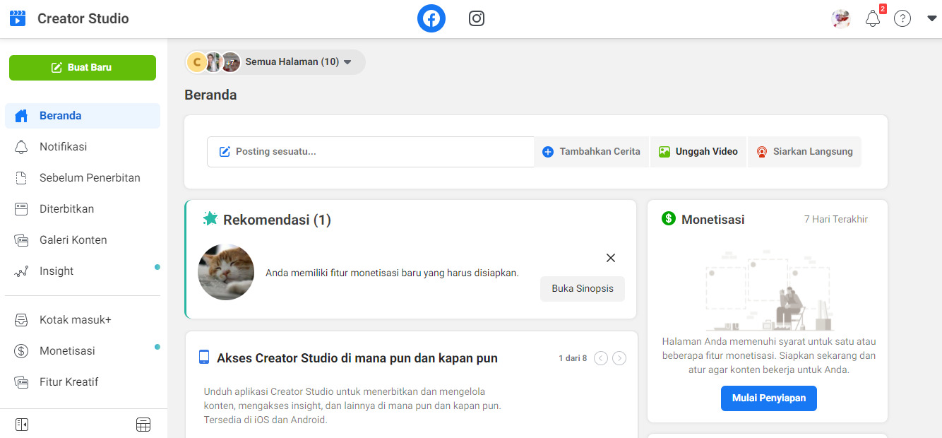 Cara Jadwalkan Otomatis Postingan Instagram Di Creator Studio