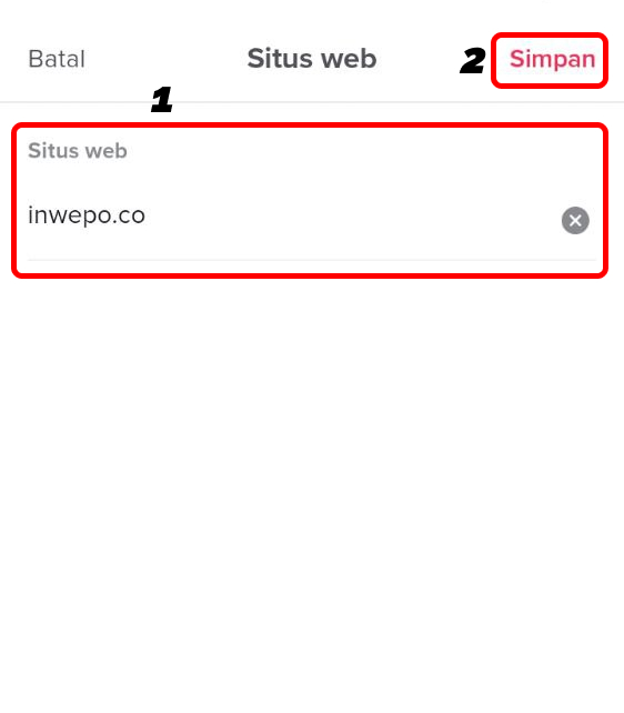 Cara Menambahkan Link Website di Bio TikTok