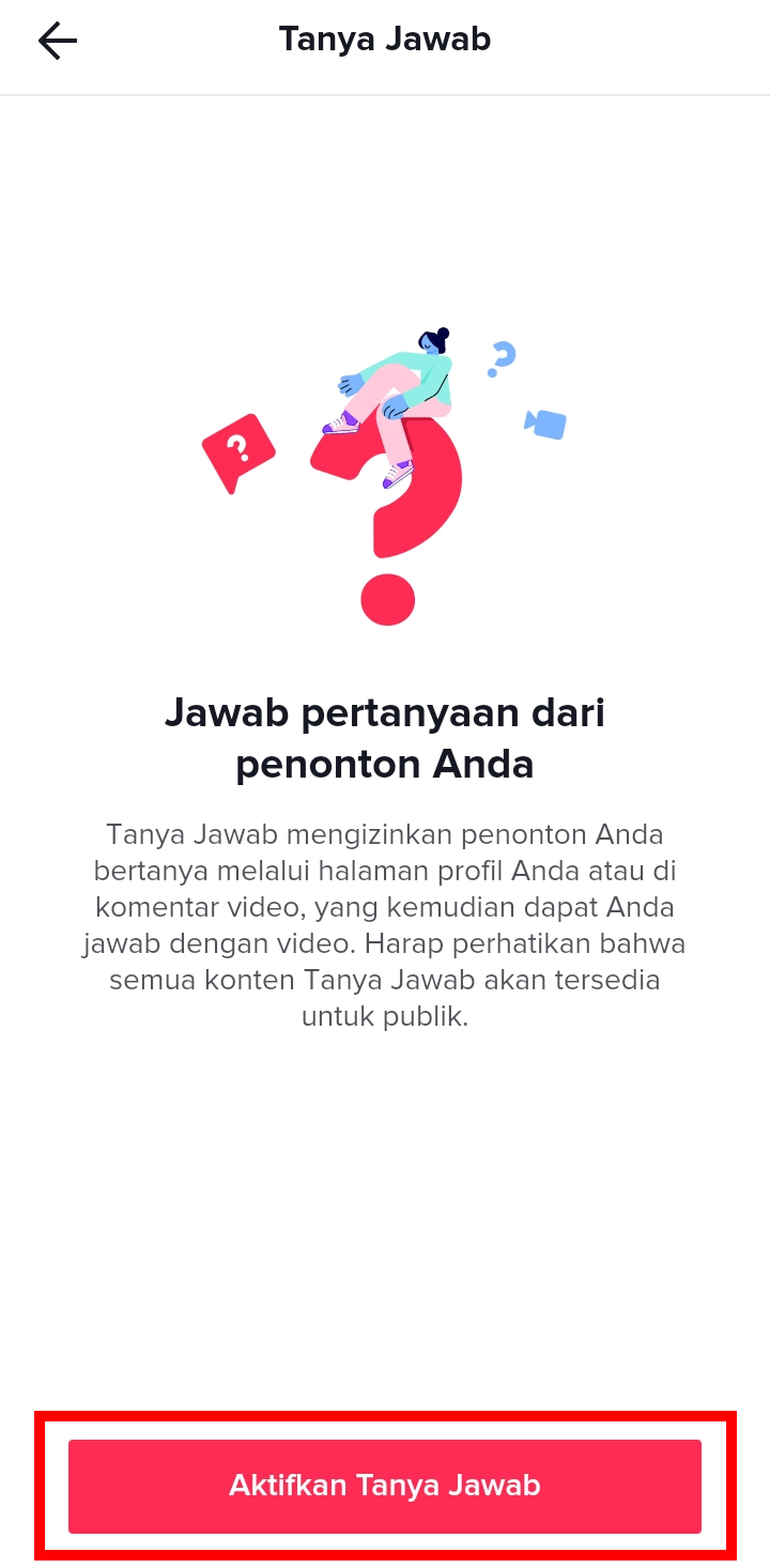 Cara Mengaktifkan Fitur Tanya Jawab di Tiktok