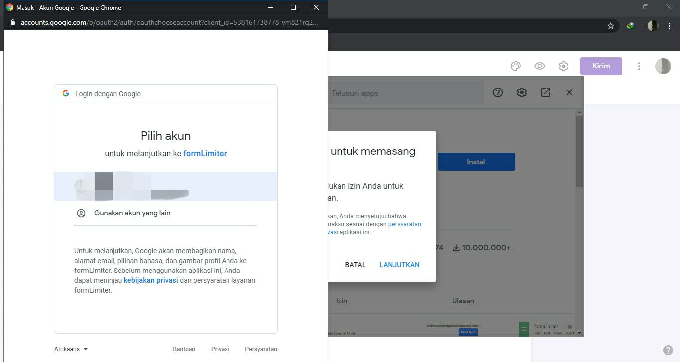 Cara Mengatur Batasan Waktu di Google Form