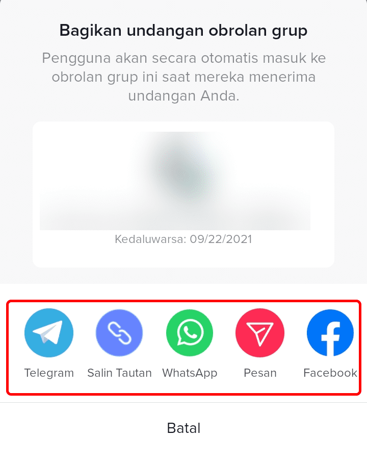 Cara Membuat Percakapan Grup di TikTok