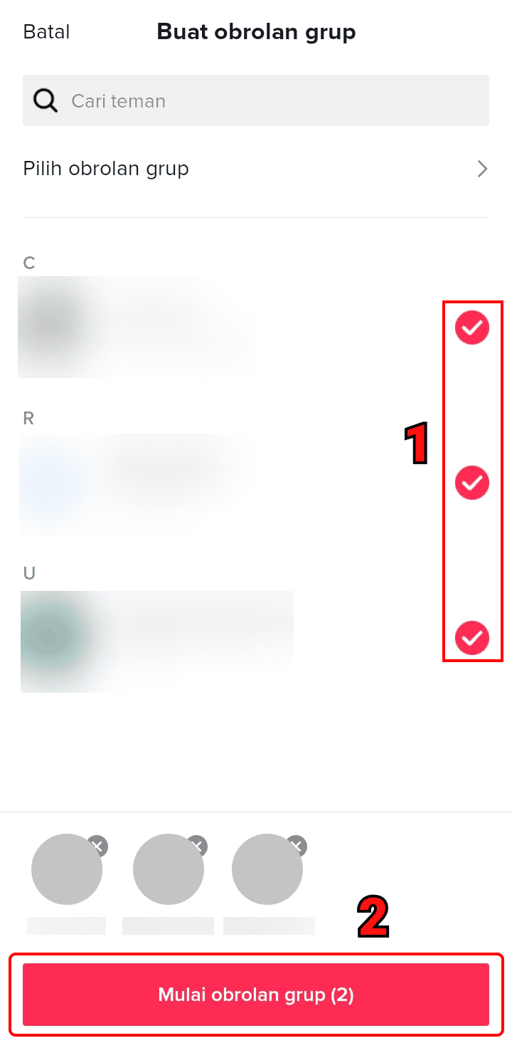 Cara Membuat Percakapan Grup di TikTok