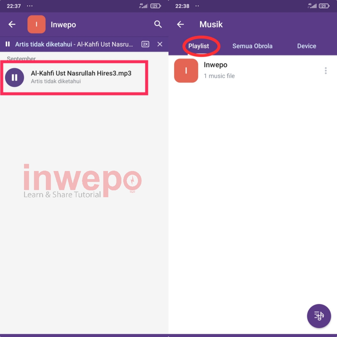 Cara Membuat Playlist Musik di Aplikasi Telegram