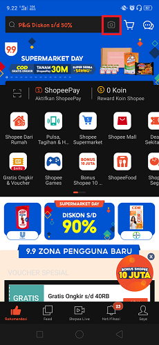 Cara Mencari Kategori Barang di Shopee dengan Foto