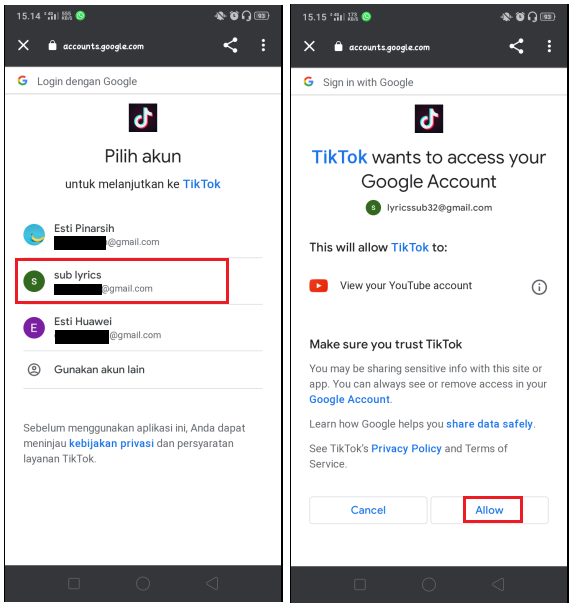 Cara Menampilkan Ikon YouTube di Profile Akun Tik Tok