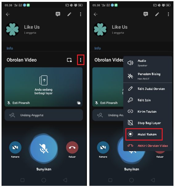 Cara Merekam Video Obrolan Telegram