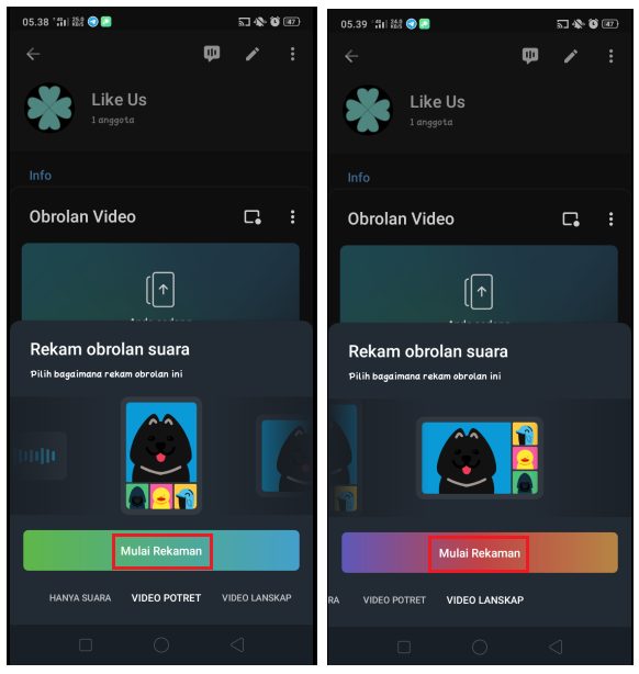 Cara Merekam Video Obrolan Telegram