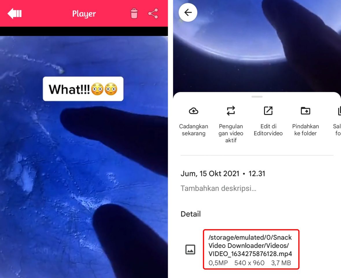 Cara Download Video di Snack Video Tanpa Watermark