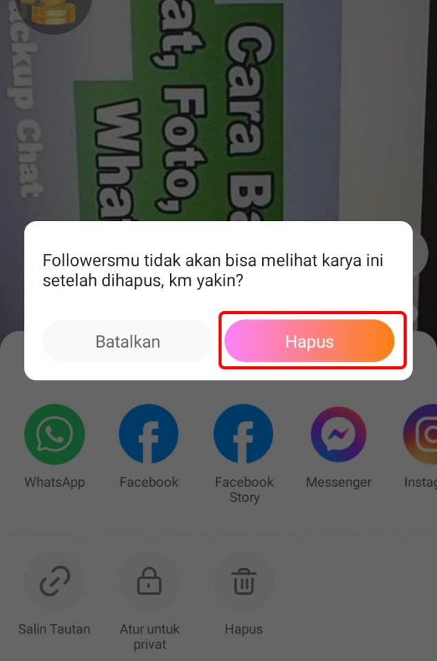 Cara Mudah Hapus Video di Snack Video