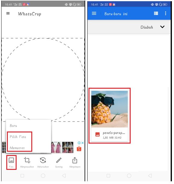 Cara Menampilkan Foto Profil WhatsApp Tanpa Terpotong