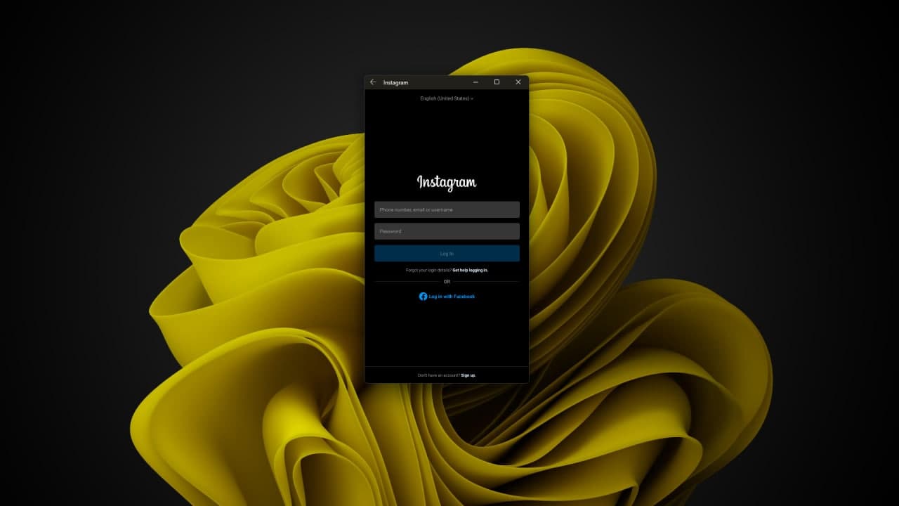 instagram apk windows 11