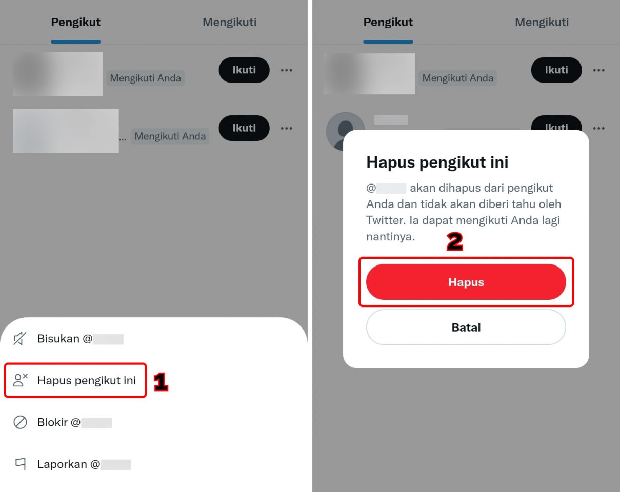 2 Cara Menghapus Follower / Pengikut di Twitter