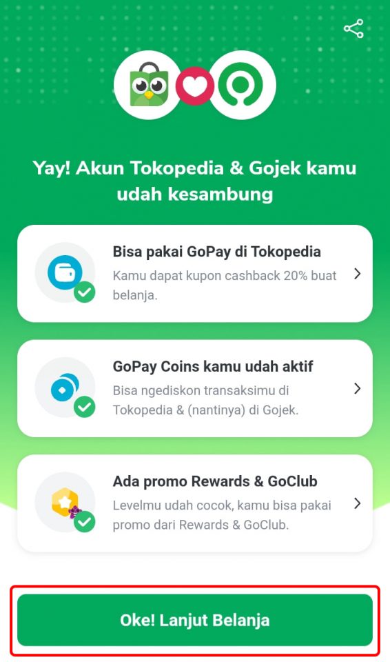 Cara Aktifkan GoPay di Tokopedia