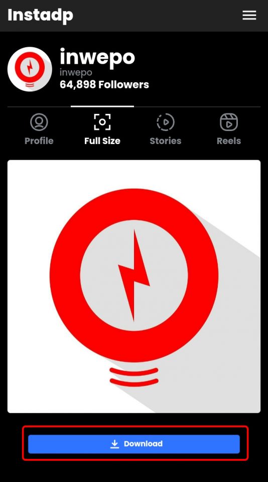 Cara Mudah Download Foto Profil Instagram Tanpa Aplikasi 5