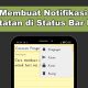 Cara Membuat Notiifikasi Catatan Penting di Status Bar HP Android
