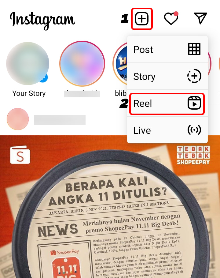Cara Menambahkan Thumbnail Video Reels Instagram