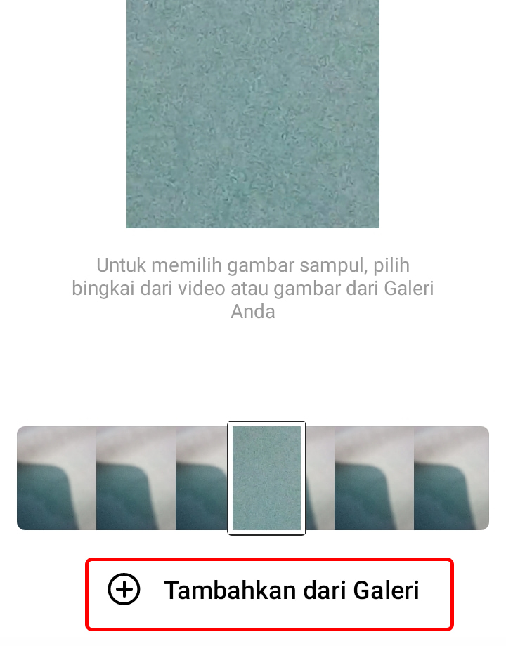 Cara Menambahkan Thumbnail Video Reels Instagram 5
