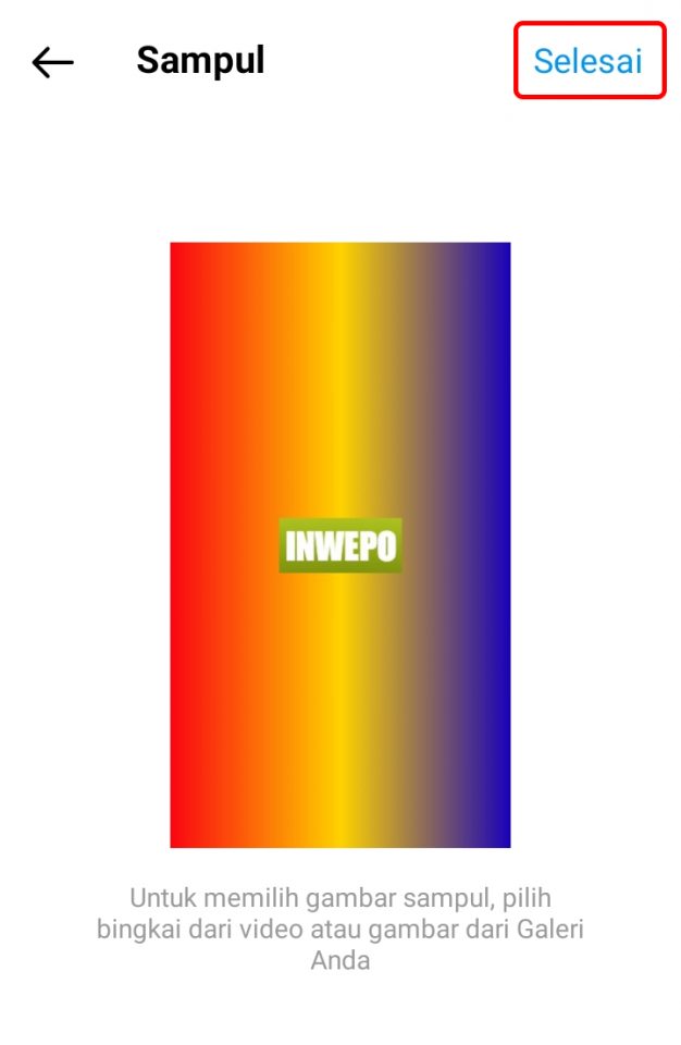 Cara Menambahkan Thumbnail Video Reels Instagram 6