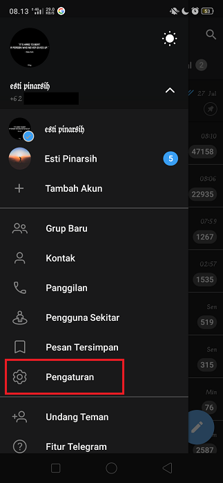 Cara Menyimpan File Media Telegram ke Galleri HP