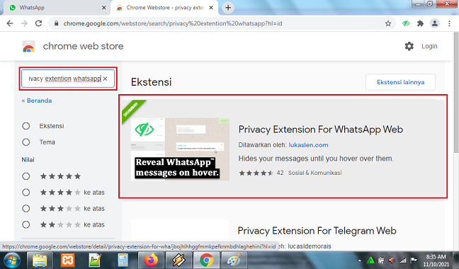 chrome web store
