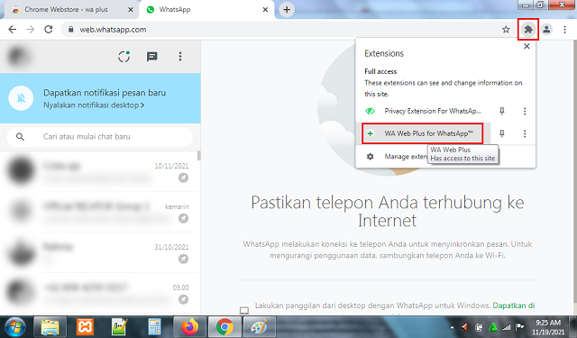 Cara Membuat Status di WhatsApp Web 2