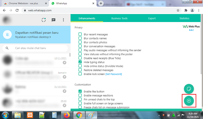 Cara Membuat Status di WhatsApp Web 3