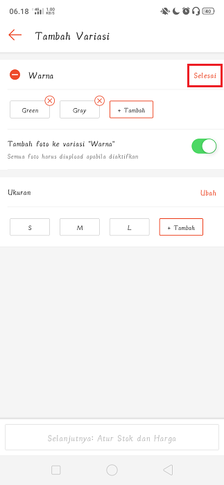 Cara Upload Foto Variasi Produk di Shopee 3