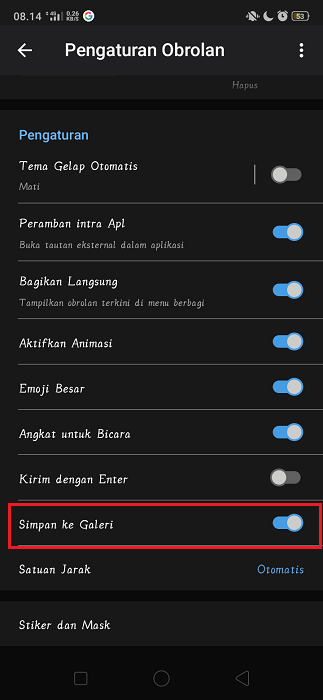 Cara Menyimpan File Media Telegram ke Galleri HP