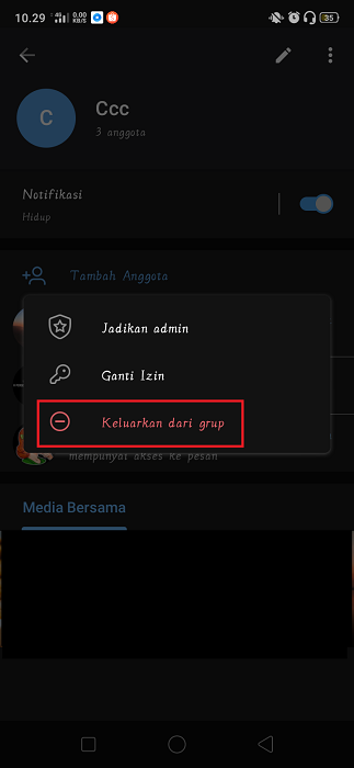 Cara Mengeluarkan Anggota dari Group Telegram