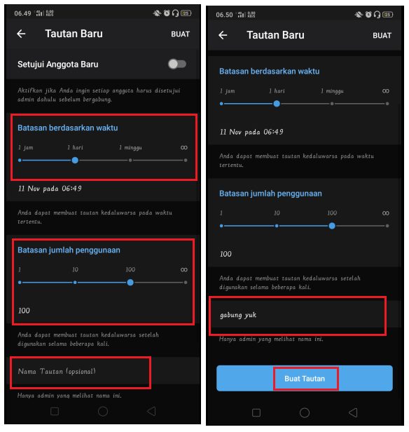 Cara Membuat Tautan Undangan Grup Telegram 4