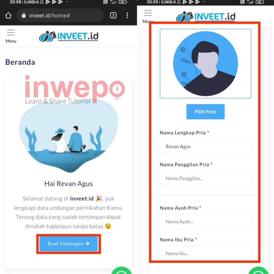 Cara Cepat dan Mudah Membuat Undangan Pernikahan Digital 2
