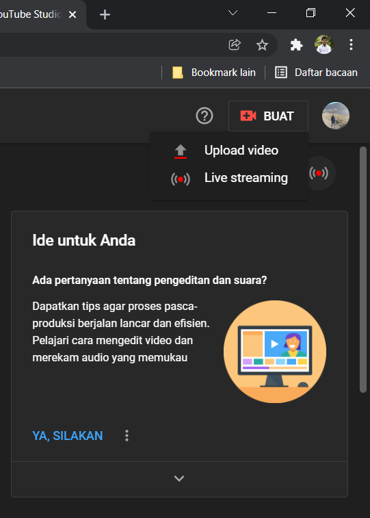 Cara Upload Video Youtube Shorts di PC atau Laptop 2