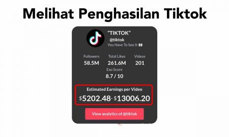 Cara Melihat Prediksi Penghasilan Akun TikTok