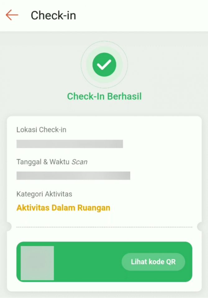 Cara Check in Check Out PeduliLindungi di Shopee