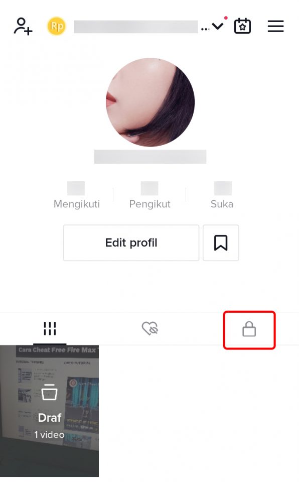 Cara Menyembunyikan atau Private Video di TikTok