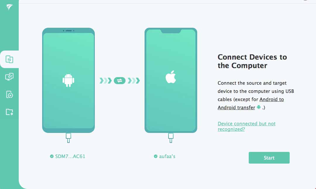 iTransor for line Connect Devices